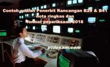 Contoh soalan Penerbit Rancangan B29 & B41, nota ringkas dan format peperiksaan 2018