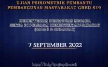 ujian psikometrik pembantu pembangunan masyarakat gred s19 sabah sarawak