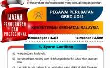 Pegawai Perubatan Gred UD43 2023