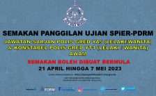 Ujian Spier PDRM 2023