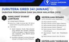 Jurutera Gred J41 JPS 2023