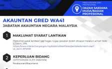 Akauntan Gred WA41 Jabatan Akauntan Negera Malaysia 2023