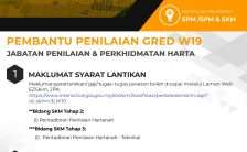 Pembantu Penilaian Gred W19 JPPH 2023