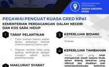 Pegawai Penguat Kuasa Gred KP41 KPDN 2024