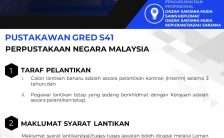 Pustakawan Gred S41 PNM 2024