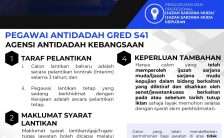 Pegawai Antidadah Gred S41 AADK 2024